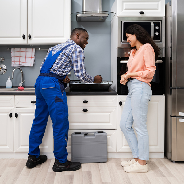 what kind of warranty do you offer on your cooktop repair services in Winslow PA